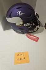 Justin Jefferson Autographed On Field SpeedFlex Helmet 