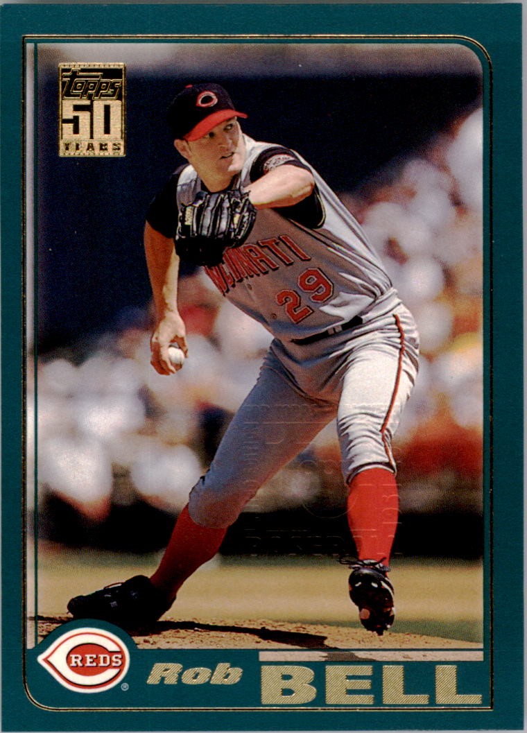 2001 Topps Employee Embossed Ltd. Edition #97 Rob Bell 