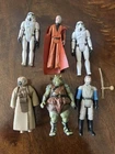 Vintage 1978 Kenner Star Wars 3.75 figures  six total!  originals