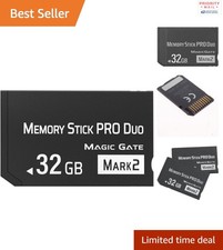 Memory Stick Pro Duo Black 32GB for PSP 1000 2000 3000 Temperature Resistant