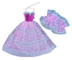 1985 Dream Glow Dress Gown Pink Glow In Dark Stars Vintage Barbie Doll Clothes