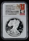 2020-W End of WW II American Silver Eagle Proof V75 Privy- NGC PF70 Ultra Cameo