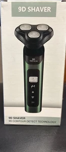 9D Shaver 7000 Series Electric Rotary Razor - Waterproof Rechargeable - New