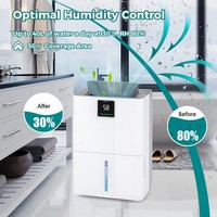 40L Dehumidifier Portable Dehumidifier with 3 Modes 24H Timer