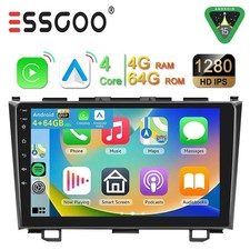 4+64GB Android15 Autoradio Apple CarPlay Navi GPS Für Honda CRV CR-V III 2007-11