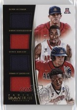 2015 Panini Immaculate Collegiate Quads /99 Stanley Johnson Kevin Newman #2 19n6