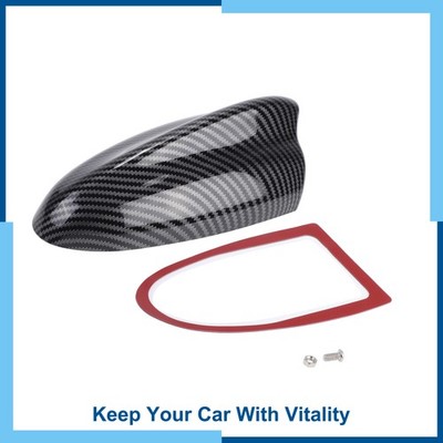Shark Fin Antenna Cover Signal Roof Aerial for Car Carbon Fiber Pattern 1Pc