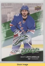 2017-18 Upper Deck MVP Green Script Mats Zuccarello #188 READ 1o7y