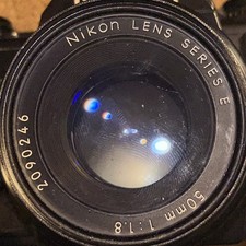 Nikon EM 35mm SLR Film Camera with Nikkor 50mm 1.4 Lens