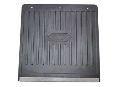 2x SCHOENEK Schmutzfänger – Gummispritzschutz 30x30 Cm Für LKW & Auto, Schwarz (410001)