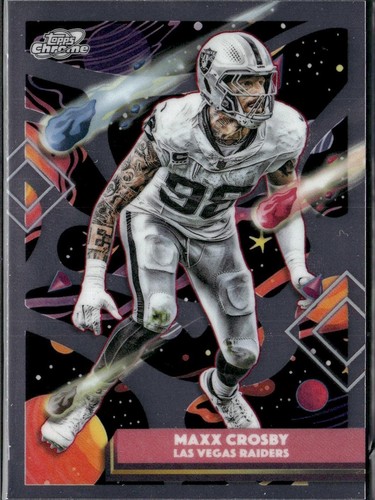 2025 Topps Chrome Cosmic #52 Maxx Crosby Las Vegas Raiders