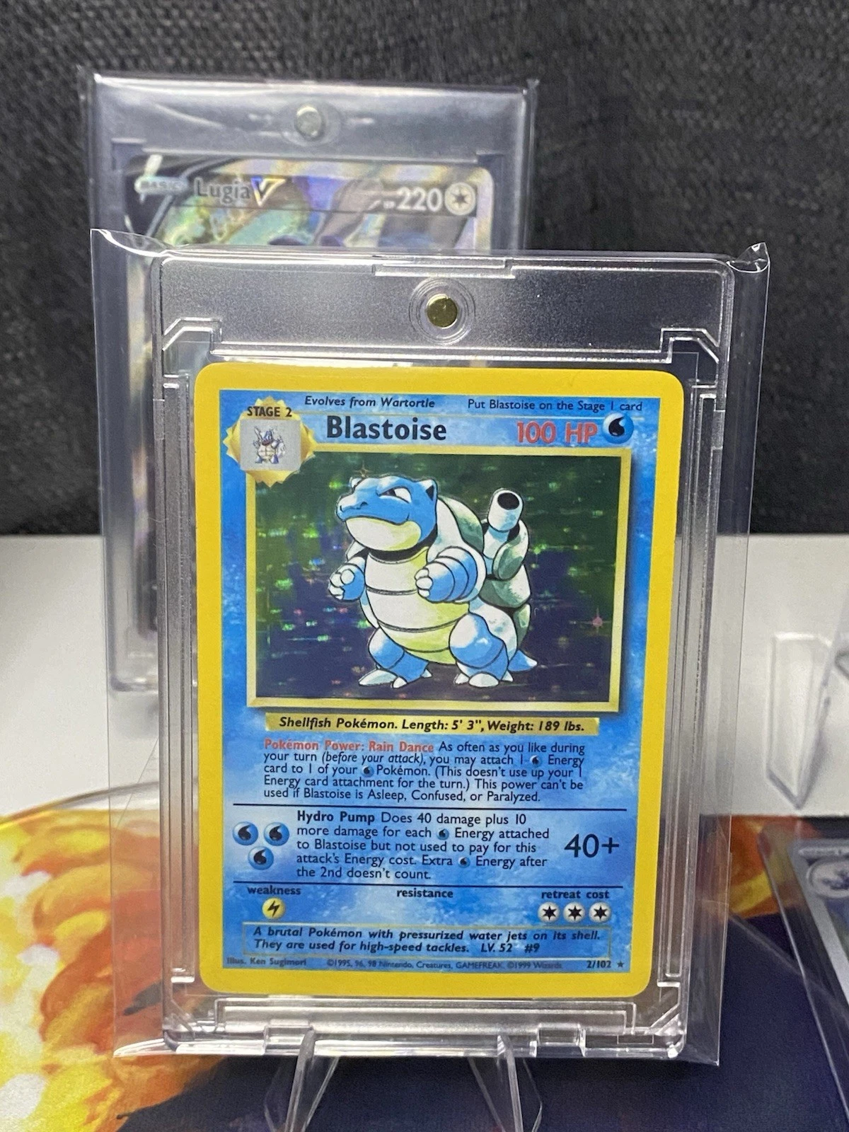 Pokémon Blastoise Base Set Holo Rare MINT/NM+ WoTC 1999 💎 PSA READY