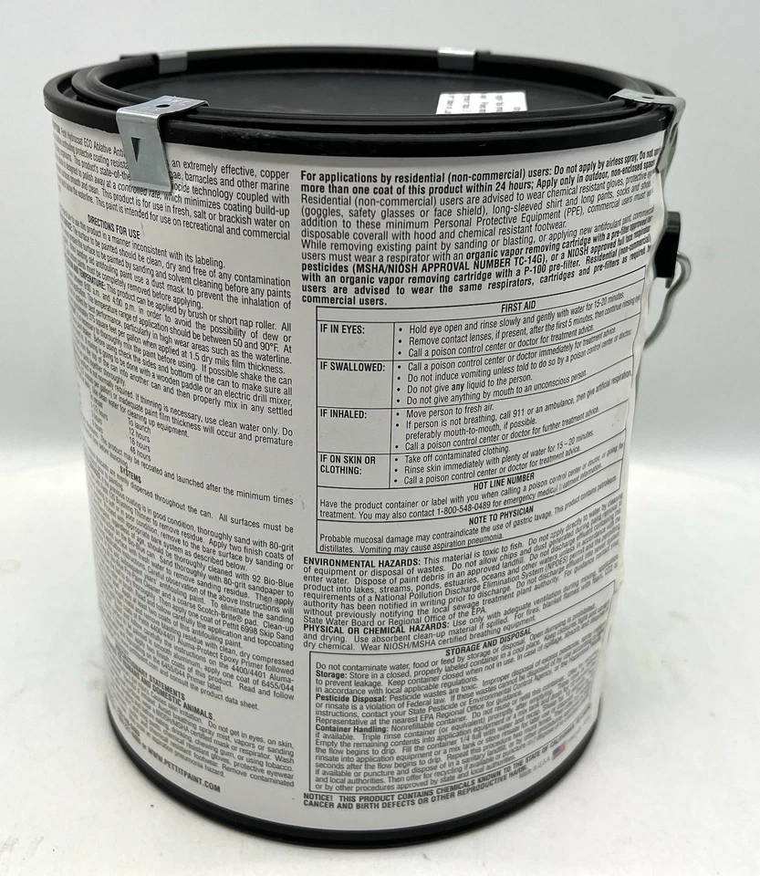 Ablativo multitemporada Pettit Hydrocoat ECO sin cobre 1604 rojo nuevo *Envío rápido Foto 2 de 3