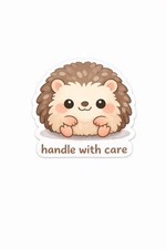 Kawaii Animal Sticker Set 11 Pack Capybara Hedgehog Ferret Cute Vinyl