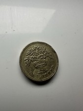 Very Rare 1992 £1 Error Coin Queen Elizabeth II Royal British Oak Tree