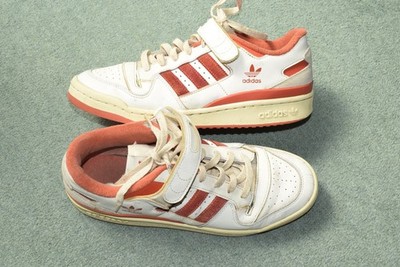 Adidas Originals Forum 84 Low Herren Größe 9 weiß rot Turnschuhe