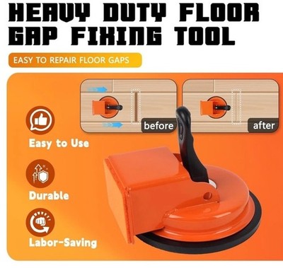 Heavy Duty Floor Gaps Fixer Tool,Plank Grabber with Suction Cup,Flooring1314