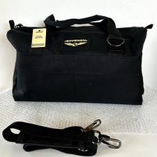 NEW JEPPESEN FLIGHT DUFFLE OVERNIGHT BAG Pilot Aviation Black 16'' L Dual Zip