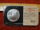 2003 United States American Silver Eagle 1 Oz 0.999 Silver Coin - Littleton