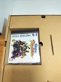 SEGA Saturn Console CIB with virtua fighter game tested see vid...see descript