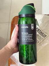 Owala Wicked Elphaba 32oz Green FreeSip Water Bottle Limited Edition New