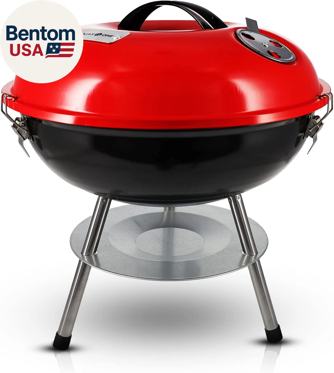 Red Charcoal Barbecues, Grills & Smokers for sale | eBay