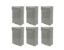 PDBX-60AN 6 Pack AC Disconnect Box 60A 240V Non-Fused,Pull-Out Disconnect Switch