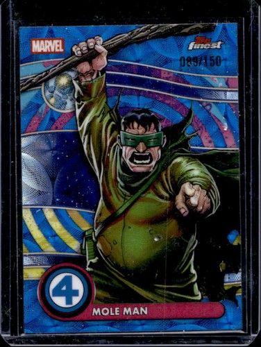 2026 Finest Fantastic Four Mole Man Negative Zone SP Blue Kaleidoscope #/150