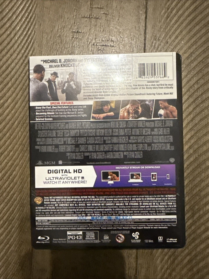 Creed (Blu-ray/DVD, 2016, Steelbook, Target Exclusive) Foto 2 de 4