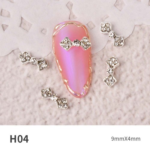 Bowknots Bow Nail Rhinestones Crystal Nail Jewelry DIY Nail Art Decorations - Picture 16 of 36
