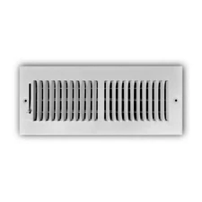Hartford Ventilation White Two Way Wall Vent Cover for 12 x 4 Inch Duct Openi...