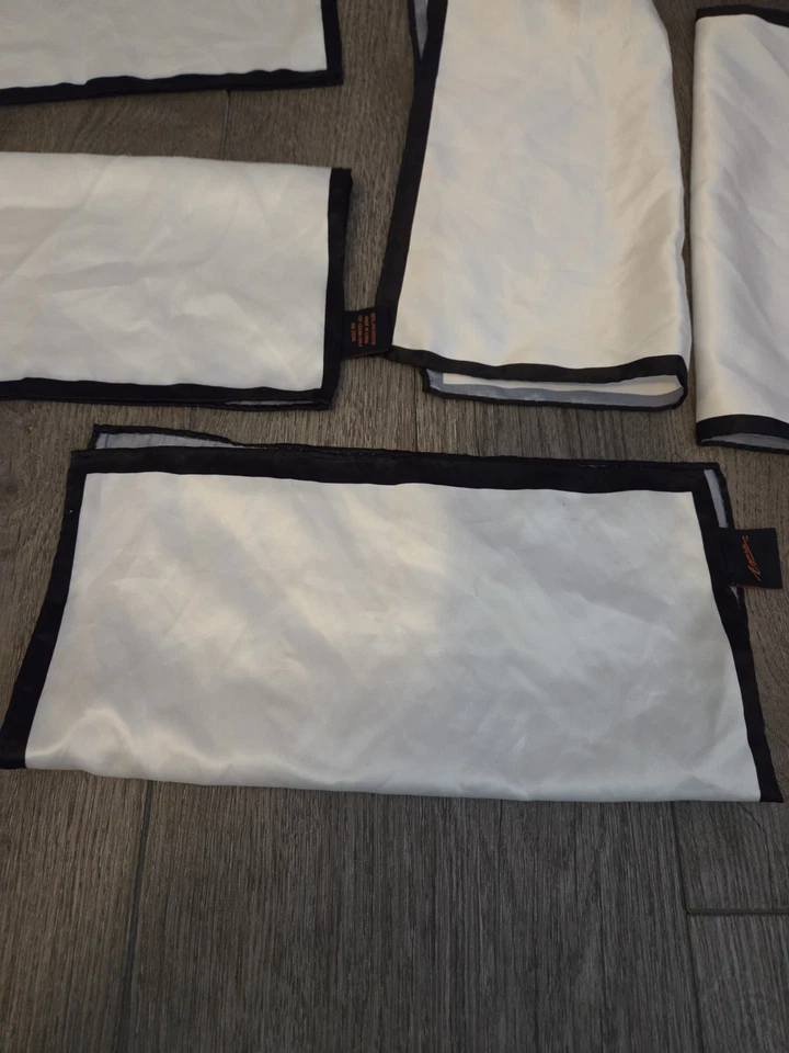 Pañuelo de bolsillo con bordes de dos tonos Egara 5 Foto 2 de 4