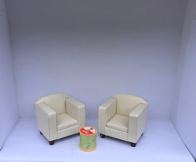 50's to Modern Armchairs in 1/12th scale by Arlette's Miniatures - Image 1 of 2