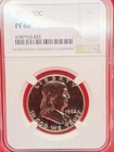 1962 NGC PF66 Franklin Half Dollar 50c US Mint Silver Proof