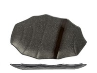 H&h Piatto Fondo Porzellan Schwarz Nerobronzo 30 Cm