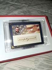 Mint POTUS 2025 Edition Handwritten Word & Relic From ULYSSES S GRANT #10 / 24