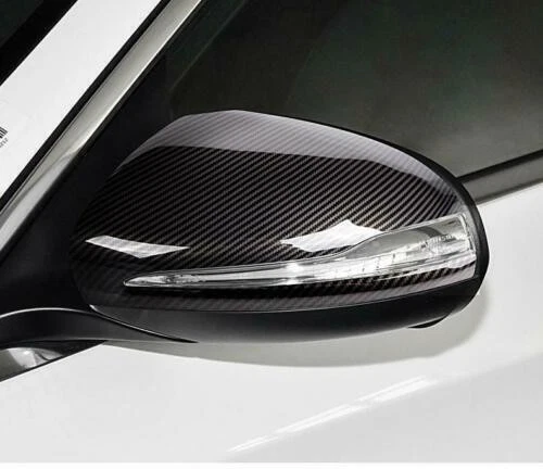 Real Carbon Fiber Mirror Cover Cap for Benz Mercedes W205 W213 X205 GLC43 C63 - Изображение 3 из 4