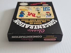 Classic Concentration Nintendo NES With Box Works