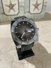 VINTAGE 80s”  TIMEX ELECTRONIC  DATE DIVER SPORT DIAL QUARTZ MEN'S SILVER