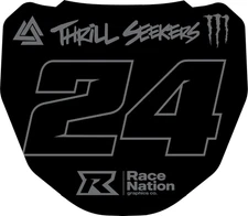 ODI DH Mountain Bike Front Number Plate Custom Thick GRAPHIC Surron Talaria 43