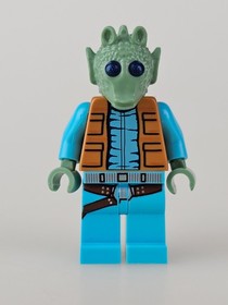 Greedo with Blaster Gun Star Wars Genuine Lego Minifigure From Set 75052