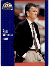 1991-92 Fleer #53 Paul Westhead Denver Nuggets NBA Basketball