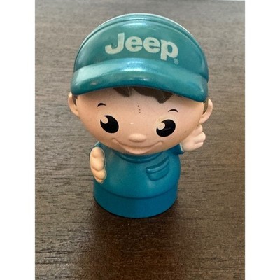 Mega Bloks First Builders Jeep Boy Figure Teal Hat AM90280
