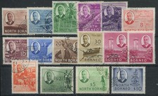 NORTH BORNEO 1950-52 TO $5 SG356/70 FINE USED