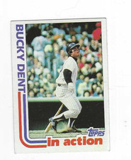 1982 TOPPS IN ACTION BUCKY DENT #241