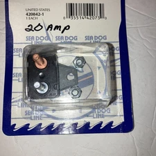 Sea Dog Line 20 Amp circuit breaker provides essential overcurrent protection fo