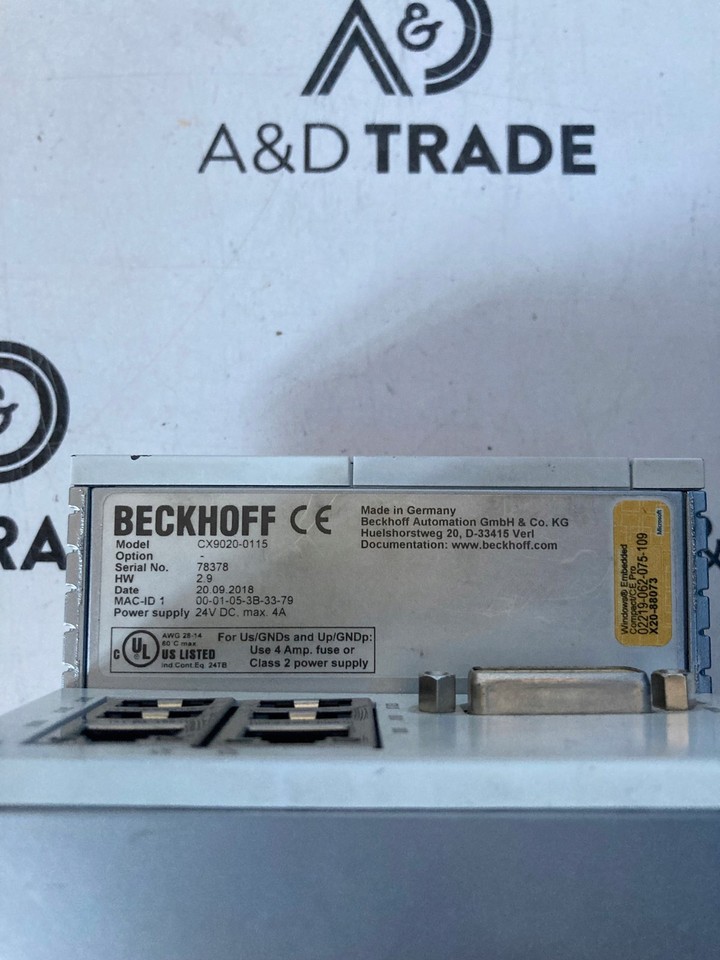 Beckhoff CX9020-0115 CX9020 CPU Module 1 Piece | eBay UK