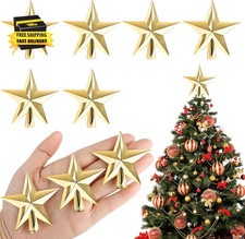 Mini Christmas Tree Topper Star,6Pcs Christmas Tree Topper Star Treetop for Smal