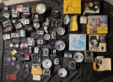 Lot of Various Vintage Cameras and Accessories Untested As-Is