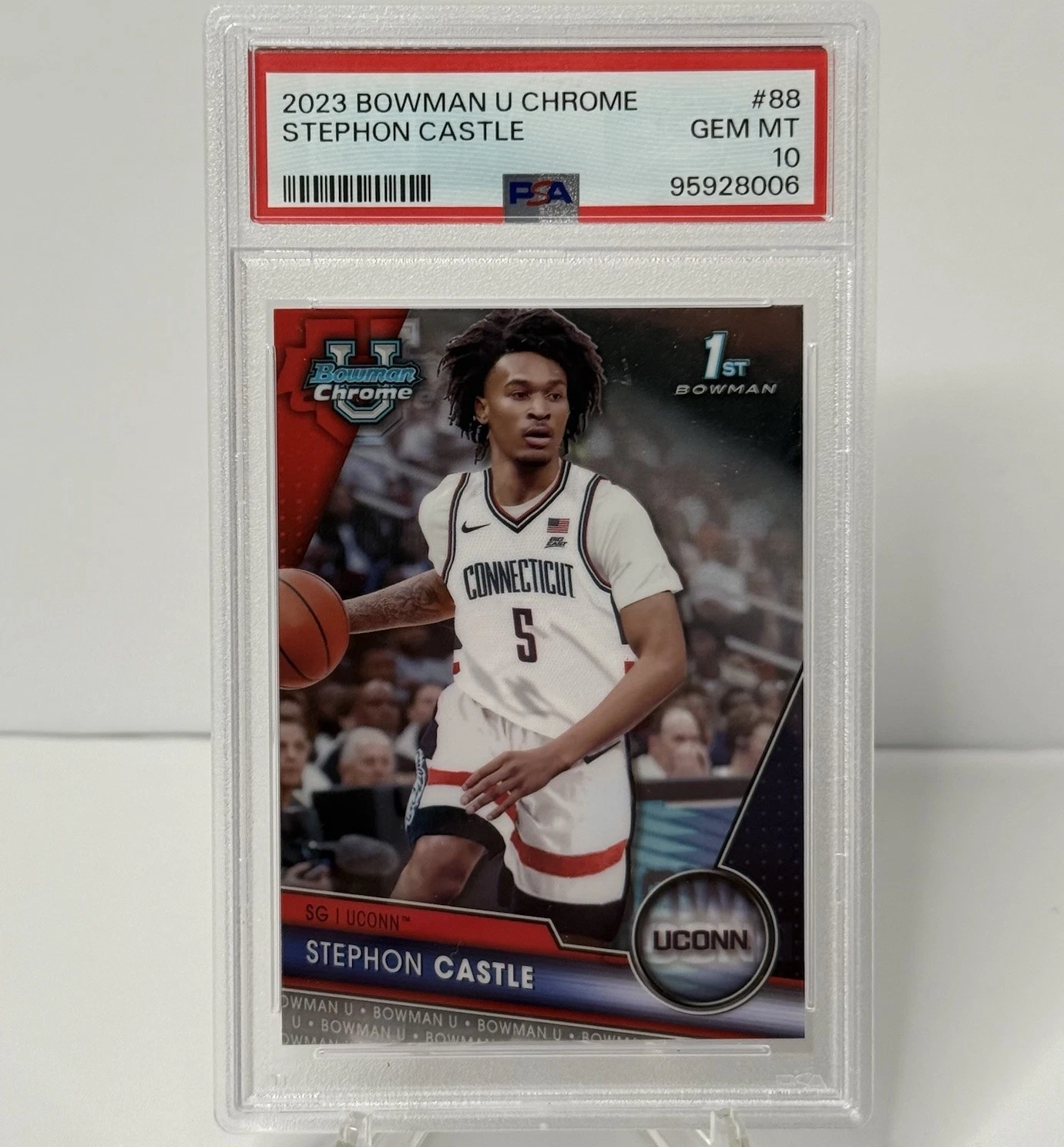 Deal for 2023 BOWMAN U CHROME 1ST #88 STEPHON CASTLE PSA 10